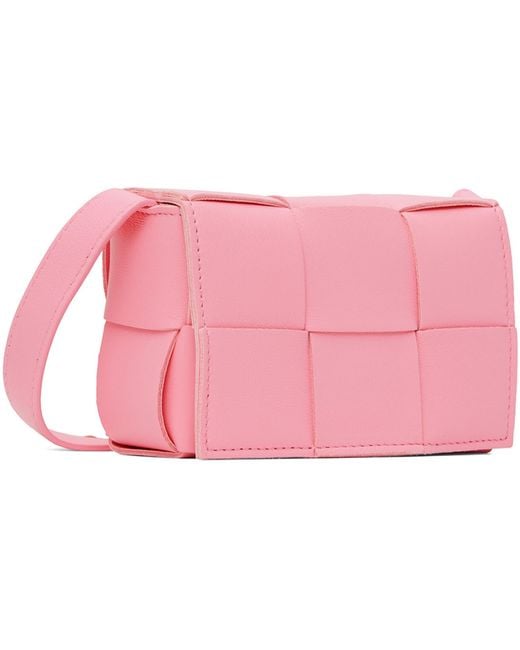 Bottega Veneta Black Pink Candy Cassette Bag for men