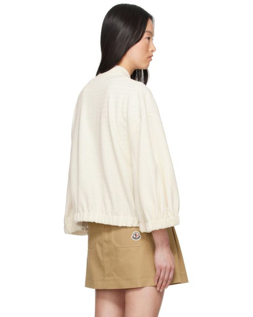 Moncler オフホワイト ジップアップジャケット White