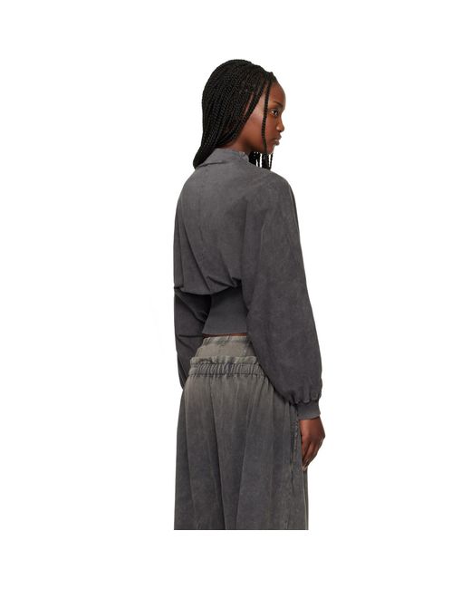 KNWLS Black Haze Zip-Up Sweatshirt
