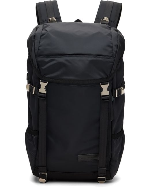 Master Piece Black Lightning Flap Backpack for men