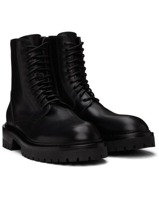 Ann Demeulemeester Black Alec Ankle Boots for men