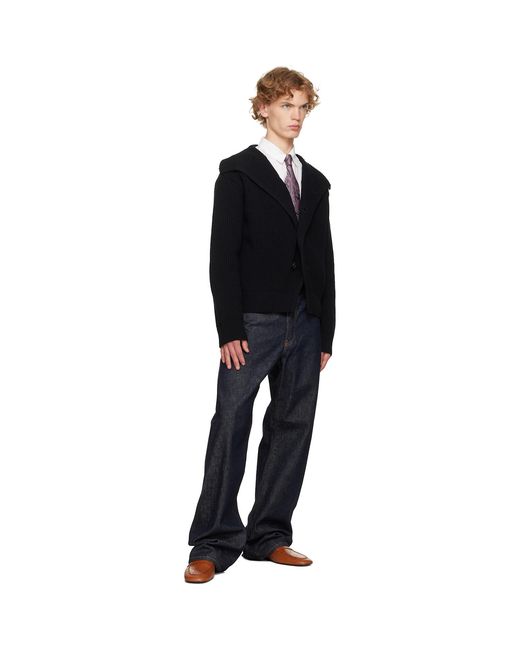 Dries Van Noten Purple Paisley Tie for men