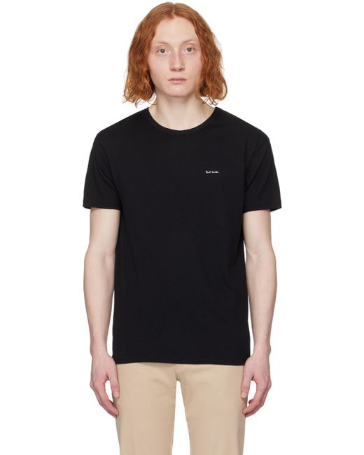 Paul Smith Black Three-pack Multicolor T-shirts for men