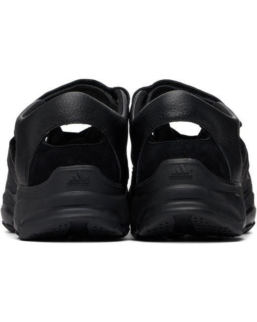 Y-3 Black Gsg9 Sandals for men