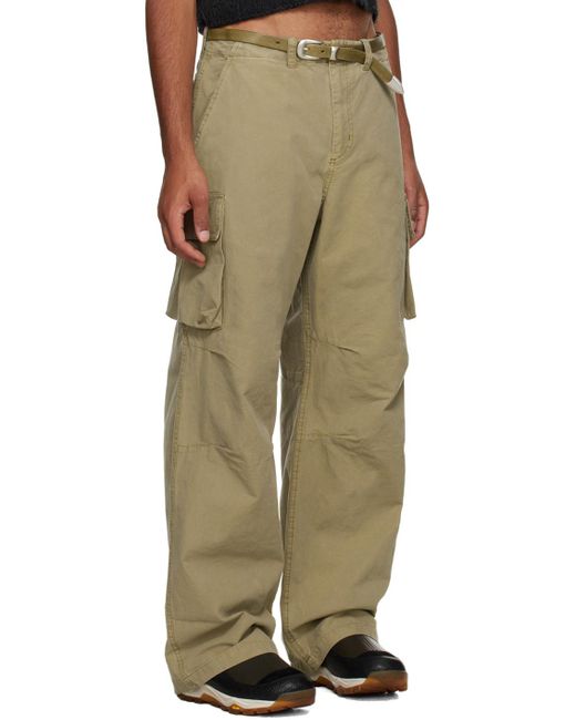 Our Legacy Natural Beige Mount Cargo Pants for men