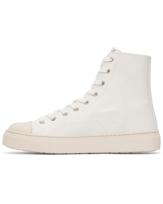 Vivienne Westwood White High Top Plimsoll Sneakers