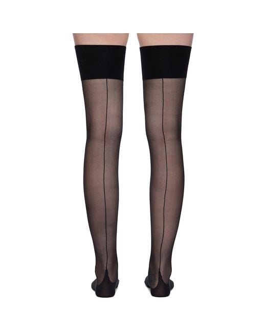 Agent Provocateur Black Amber Stocking Socks