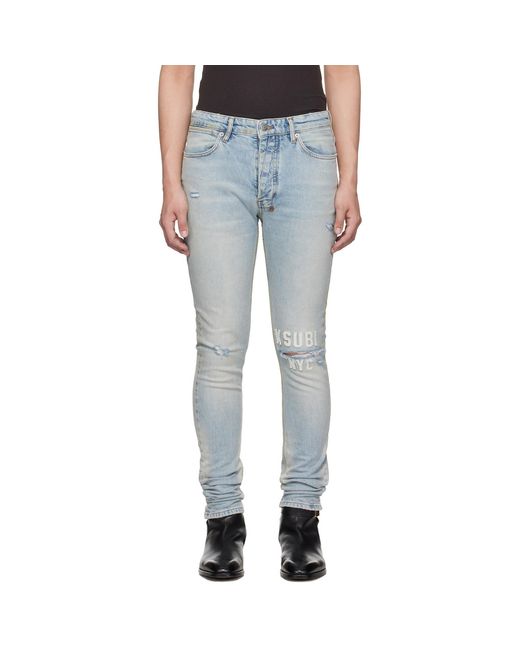 Ksubi Blue Van Winkle Kasper Jeans for men