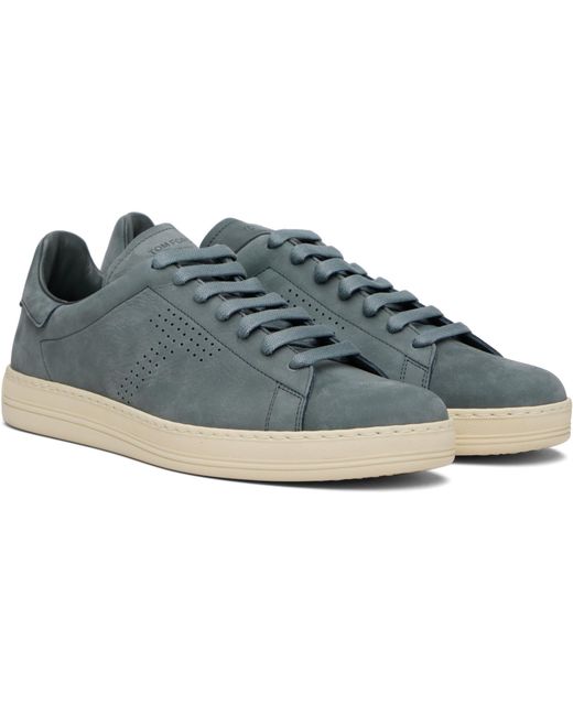 Tom Ford Black Nubuck Warwick Sneakers for men