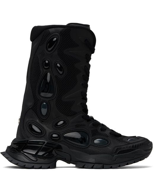 Rombaut Black Nucleo Lace-Up Boots for men
