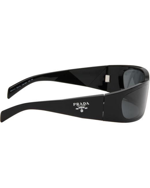 Prada Men's Black 'Prada Symbole' Sunglasses