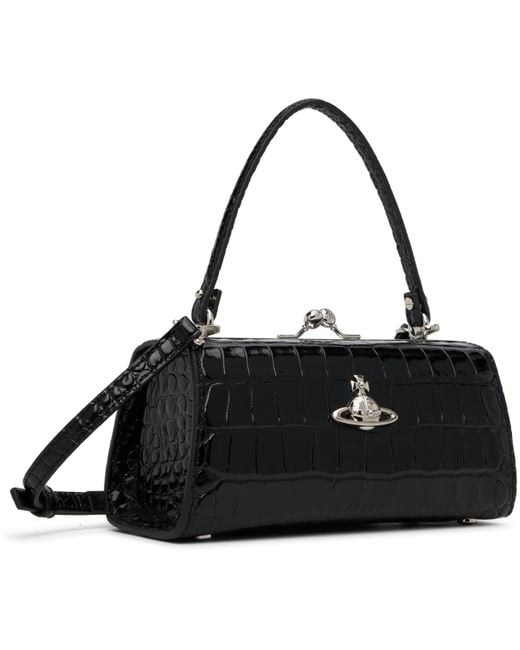 Vivienne Westwood Black Doll Xl Frame Bag