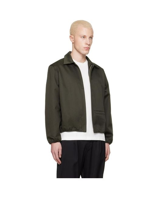 Lady White Co. Black Khaki Point Jacket for men