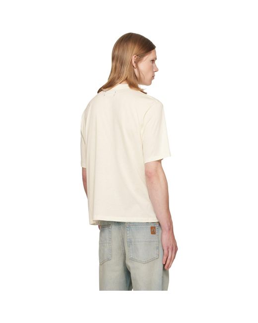 Amiri Red 'South Cali' Crop T-Shirt for men