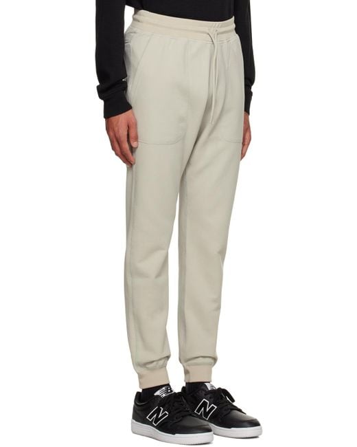 Reigning Champ White Slim Fit Sweatpants for men