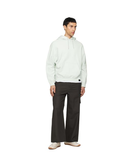 Courreges White Oversized Hoodie for men