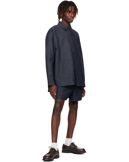 メンズ Studio Nicholson ブラウン Guston デッキシューズ Black