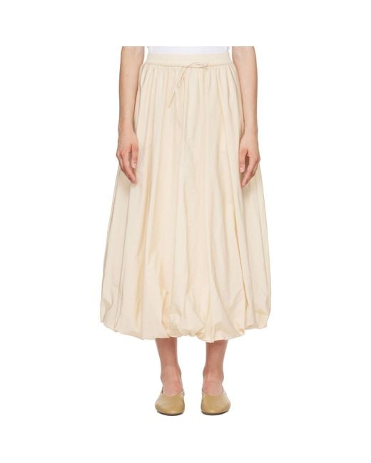 Weekend by Maxmara Natural Off- Ciurma Midi Skirt