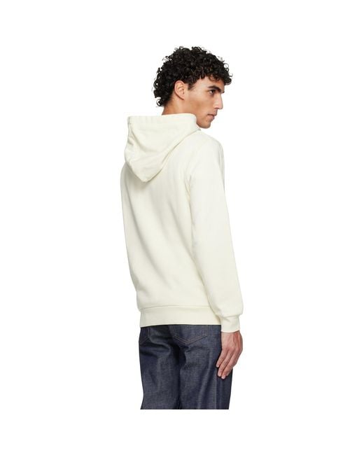 A.P.C. Black Off- Standard Grand 'Vpc' Hoodie for men