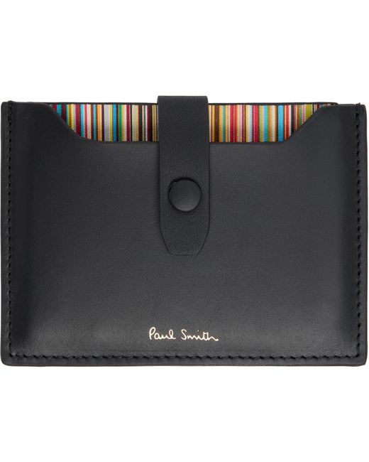 Paul Smith メンズ ブラック ロゴ刻印 カードケースの通販はau PAY