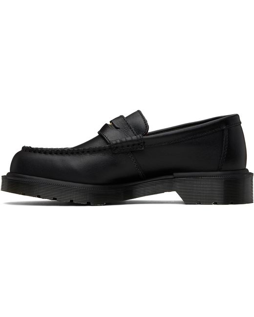 Dr. Martens Black Penton Leather Loafers for men