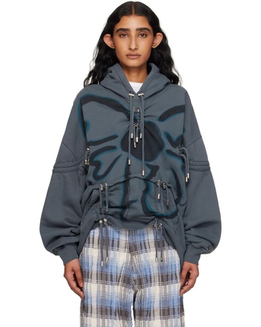 Collina Strada Blue Burst Hoodie