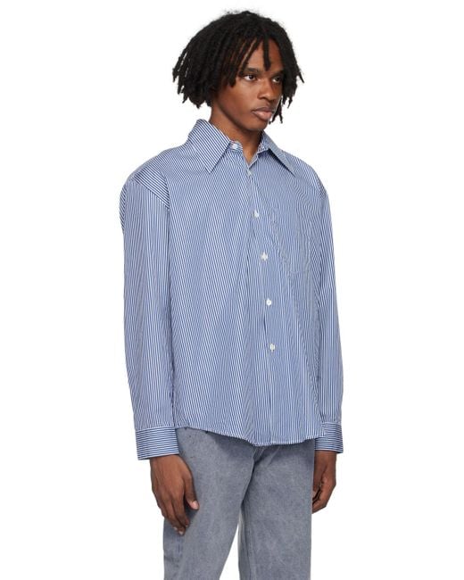 Our Legacy Coco 70s Shirt in Blue for Men | Lyst