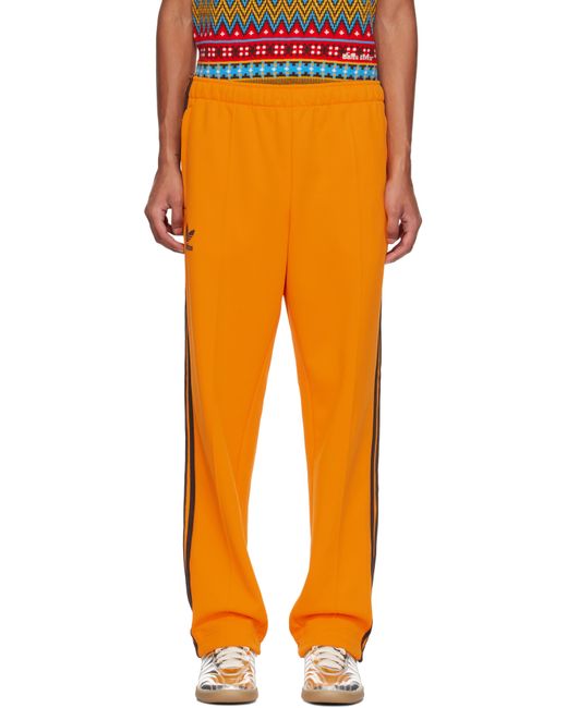 メンズ Wales Bonner Adidas Originalsエディション フリース トラックパンツ Orange
