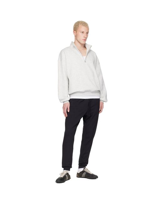 Skims Black Jersey Lounge Jogger Sweatpants for men
