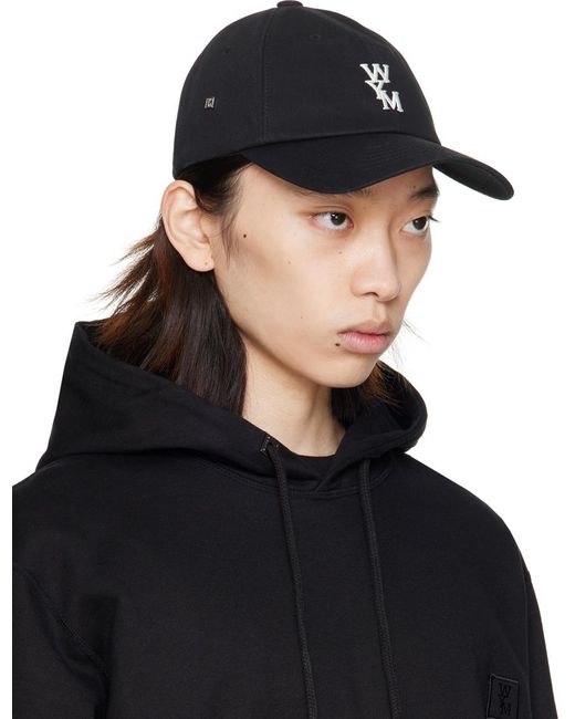 Wooyoungmi Black Logo Ball Cap for men