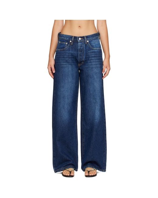 St. Agni Blue Classic Mid Rise Jeans
