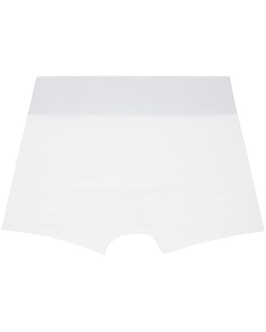 Boxer blanc à taille élastique Vetements pour homme en coloris Black