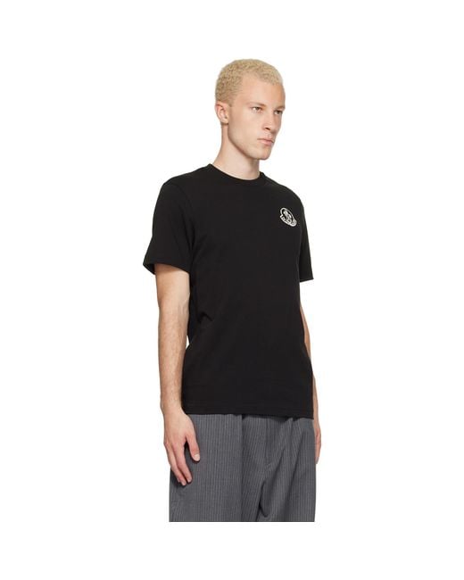 Moncler Black T-Shirt for men