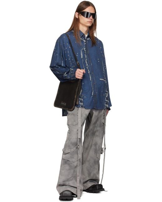 Acne ブラウン Platt バッグ Black