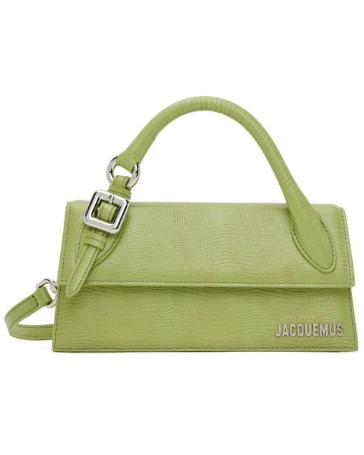 Jacquemus Green 'the Long Chiquito With Buckle' Bag