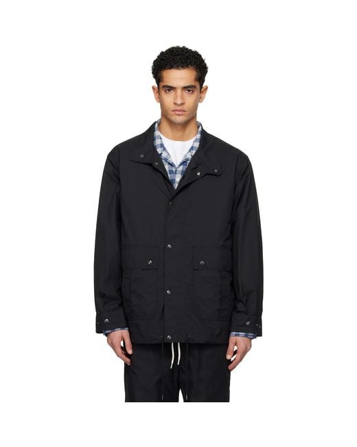 Nanamica Black Packable Field Jacket for men