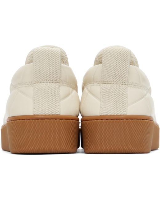Bottega Veneta Black Off-white 'the Quilt' Sneakers