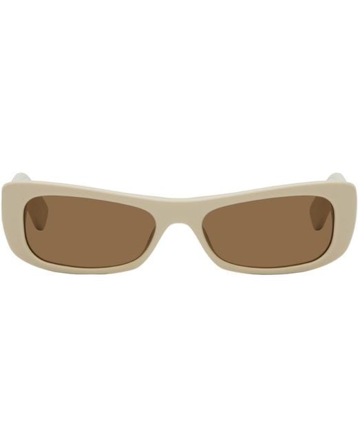 Jacquemus Black Off- La Casa 'les Lunettes Capri' Sunglasses