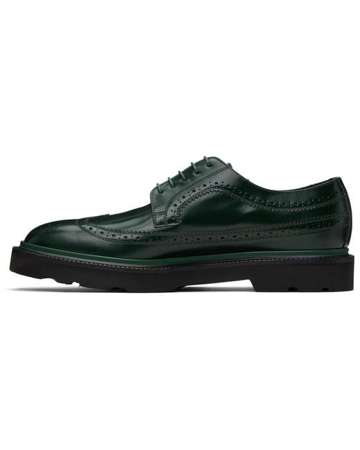 Paul Smith Black Green Count Brogues for men