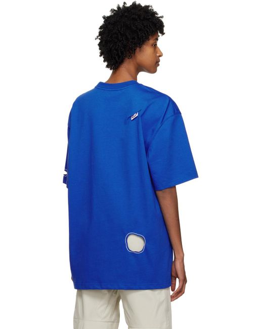 Adererror Blue Cutout T-shirt