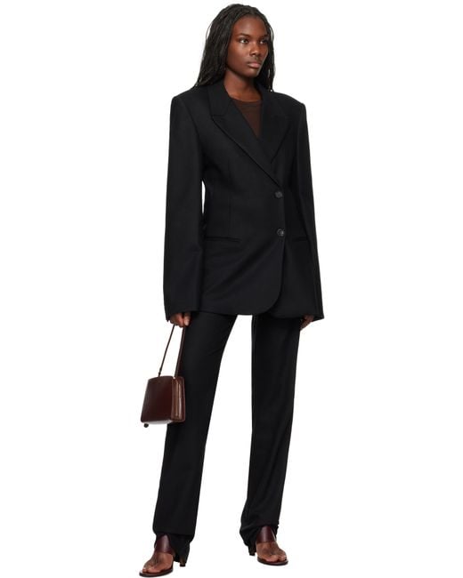 Frankie Shop Black Morrison Long Trousers