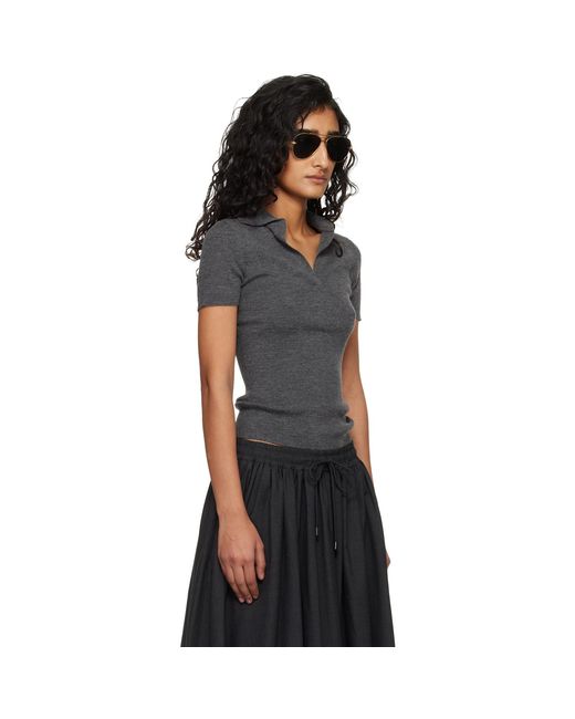 Max Mara Black Albero Polo