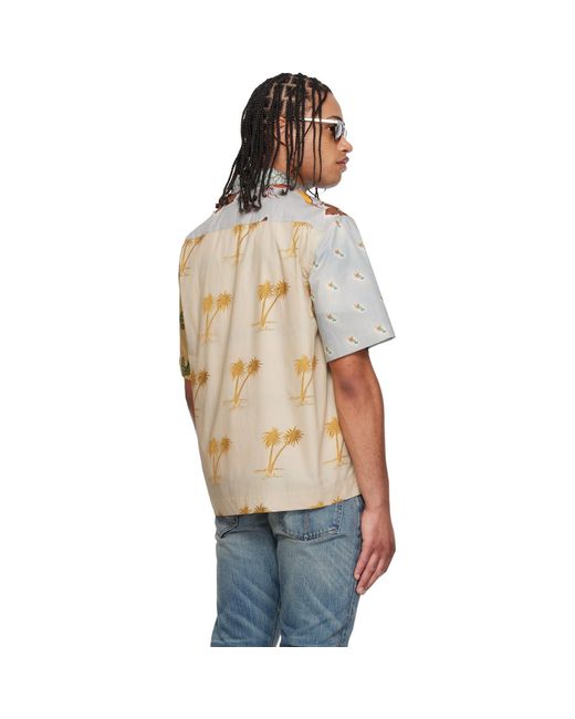 Paul Smith Yellow 'textile' Shirt for men