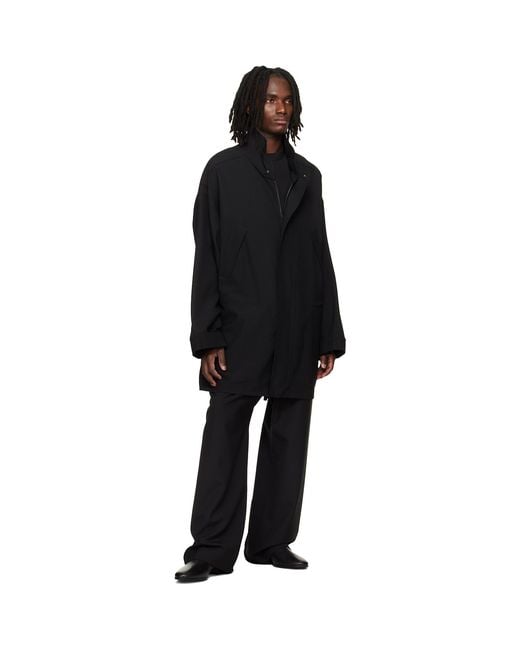 Fear Of God Black Ripstop Parka Coat for men