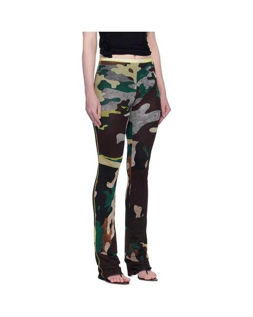 OTTOLINGER Black Camo Mesh Lounge Pants