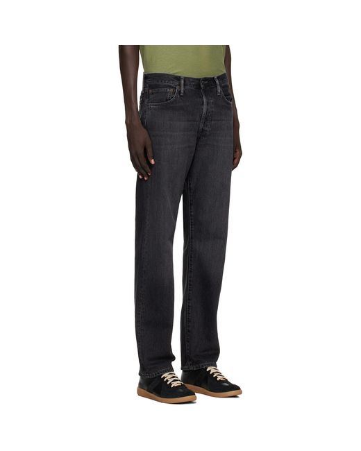 Acne Black Faded Jeans for men