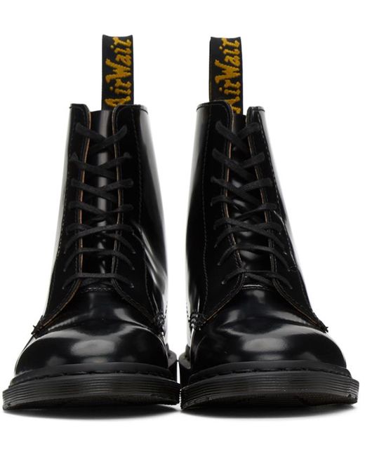 Dr. Martens Winchester Ii Polished Smooth Leather Lace Up Boots in Black  for Men | Lyst