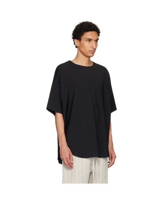 Fear Of God Black Relaxed S/S T-Shirt for men