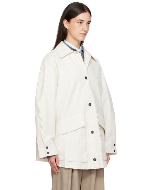Cordera White Off- Patch Pocket Jacket