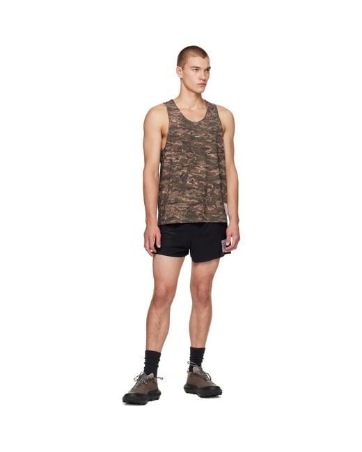 Satisfy Black Space-O 2.5 Running Shorts for men